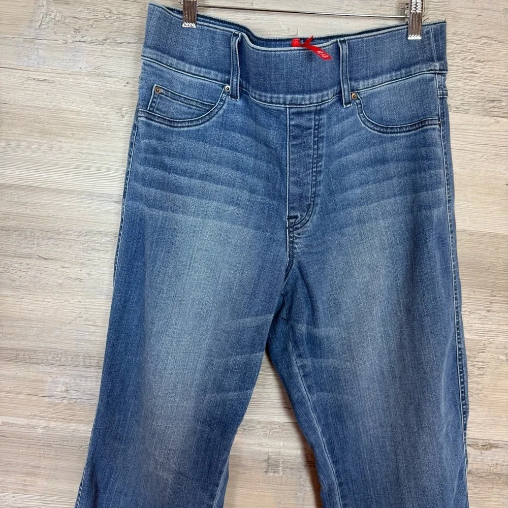 Spanx EveryWear Flare Jeans Pull-On High Rise Medium Wash 1X / 1XT